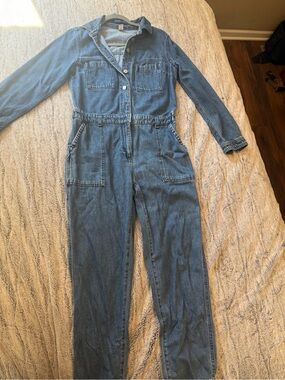 Old Navy Denim Utility Jumpsuit - Blue
